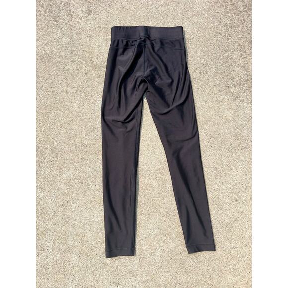 Under Armour Pant Women Size Small Black Heat Gear Full Length Athletic Leggings - Picture 5 of 5